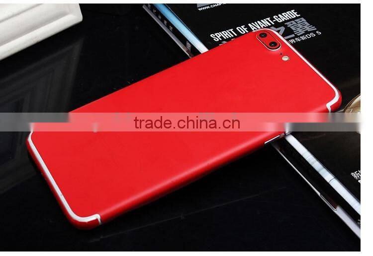 mobile phone accessories for iphone 7 colorful matte finish sticker decal skin cover