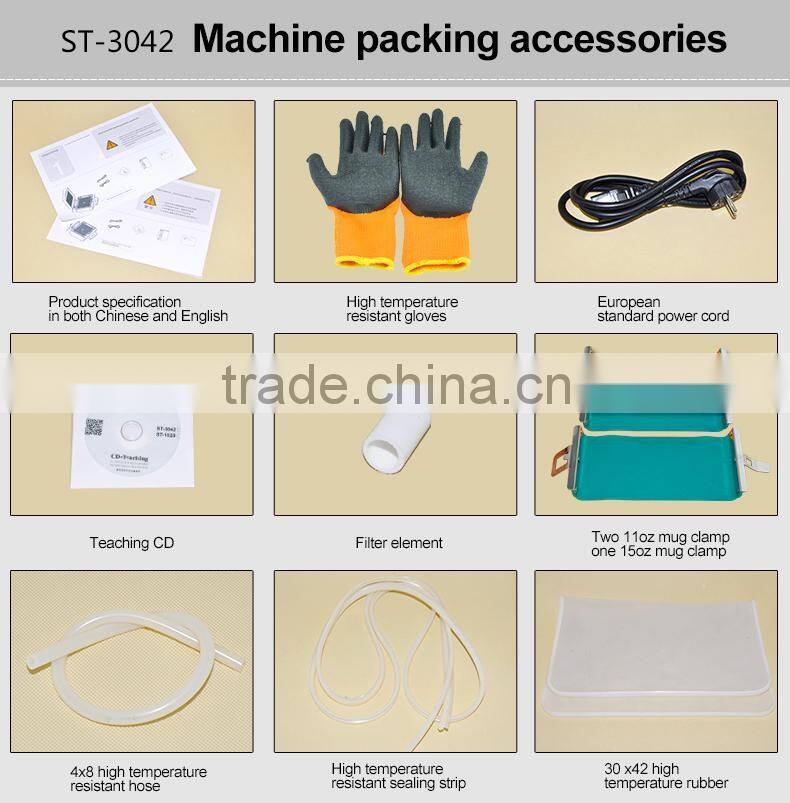 Penny press 3D sublimation vacuum press machine for sale ST-3042