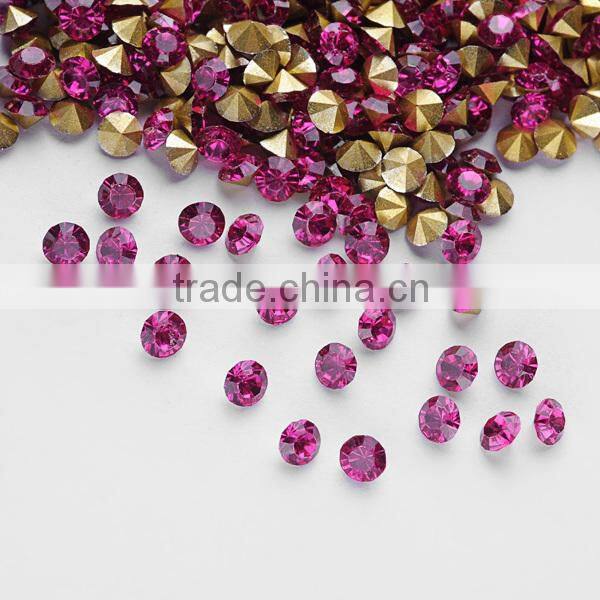 hot fix point back rhinestone chatons 888,crystal chatons 888