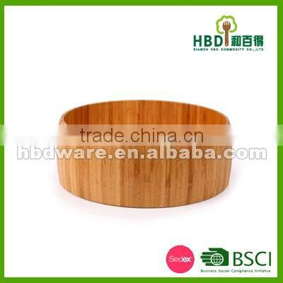 High quality wood round salad bowl wholesale