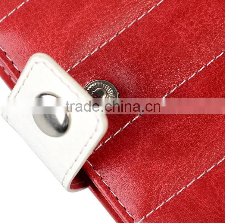 wallet standing stitching leather tablet pc case cover for ipad mini air pro 2 3 4 5