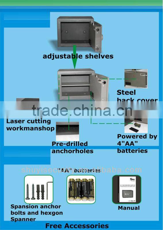 excellent high quality laser cutting safe box