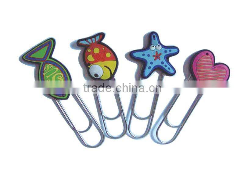 PVC bookmark with cat