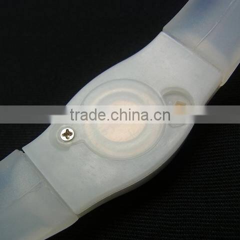 light up custom sound activated flashing led wristbands