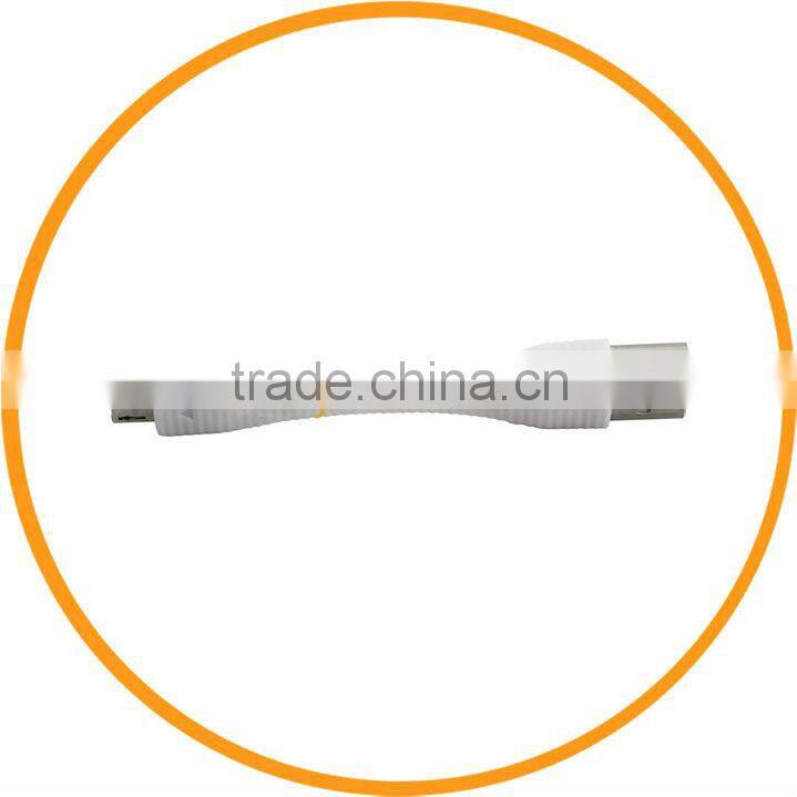 Short Micro USB Data Sync Charging Flat Cable for Samsung S4 S3 S2 from dailyetech