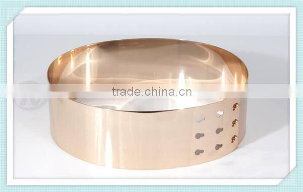 fashion Golden metal mirror belt for sexy lady