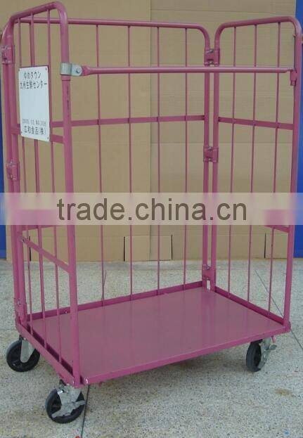 folded table trolley;