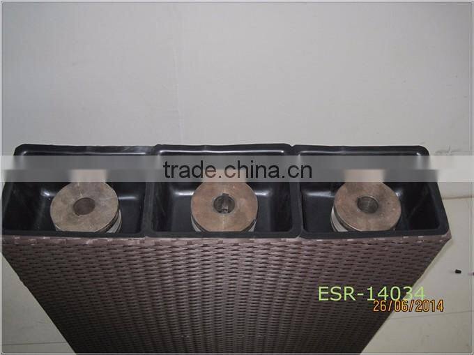 New design garden rattan flower pot