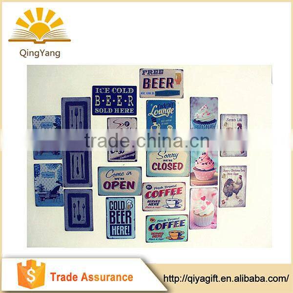 Promotional Bar Decors Vintage metal Tin Sign of america route 66