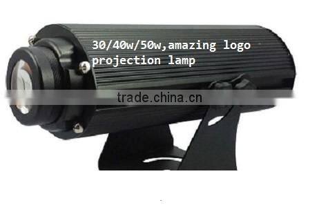 China best selling hot style 30/40/50/60w waterproof LED ads projection lamp,gobo building projection ,Taiwan CREE