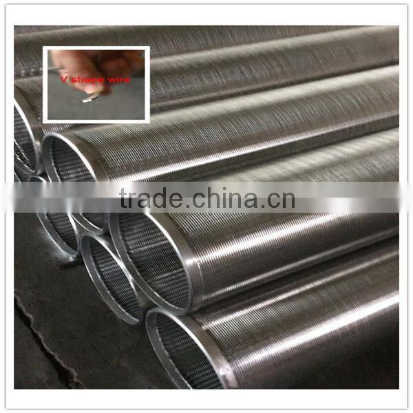 stainless steel wire wrapped wedge wire screen
