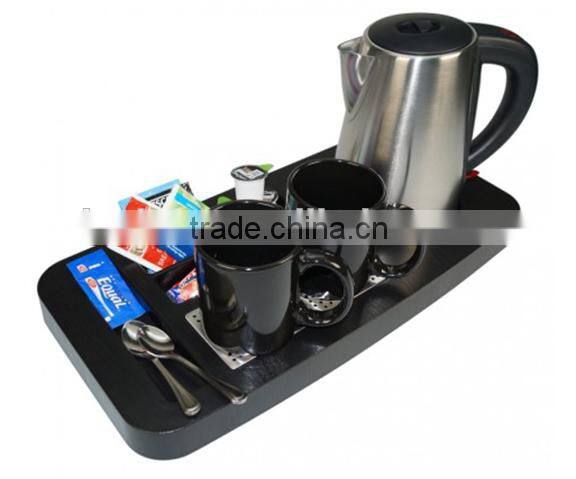 New design electric tea tray set ,best selling hotel kettle tray set
