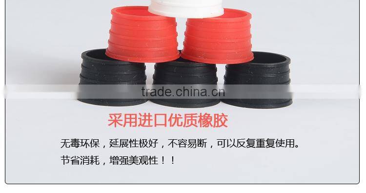 silicone tennis racket grips ring and accept customised logo