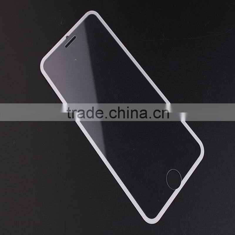 Deluxe Silver Edge For Samsung Galaxy S6 Tempered Glass Screen Protector with Discount Price