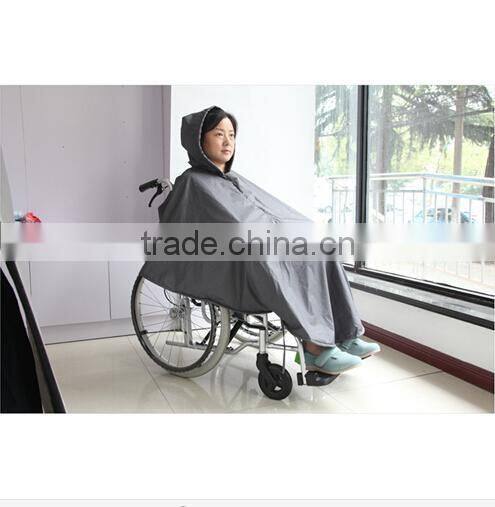 Scooter Accessories Waterproof Lined Tartan Disabled Wheelchair Poncho Raincoat