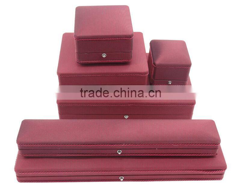 High quality Pearl fabric Jewelry boxes/cases cheap Jewelry box Gifts case