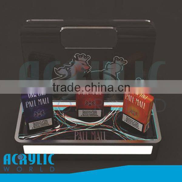 Acrylic Cigarette Display Shelves With Pusher