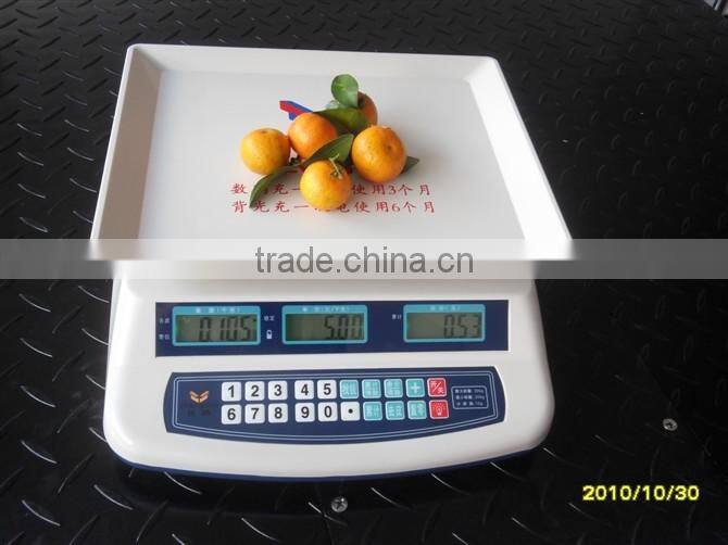 high quality directly sell price computing electronic scale / electronic weighing apparatus 30kg