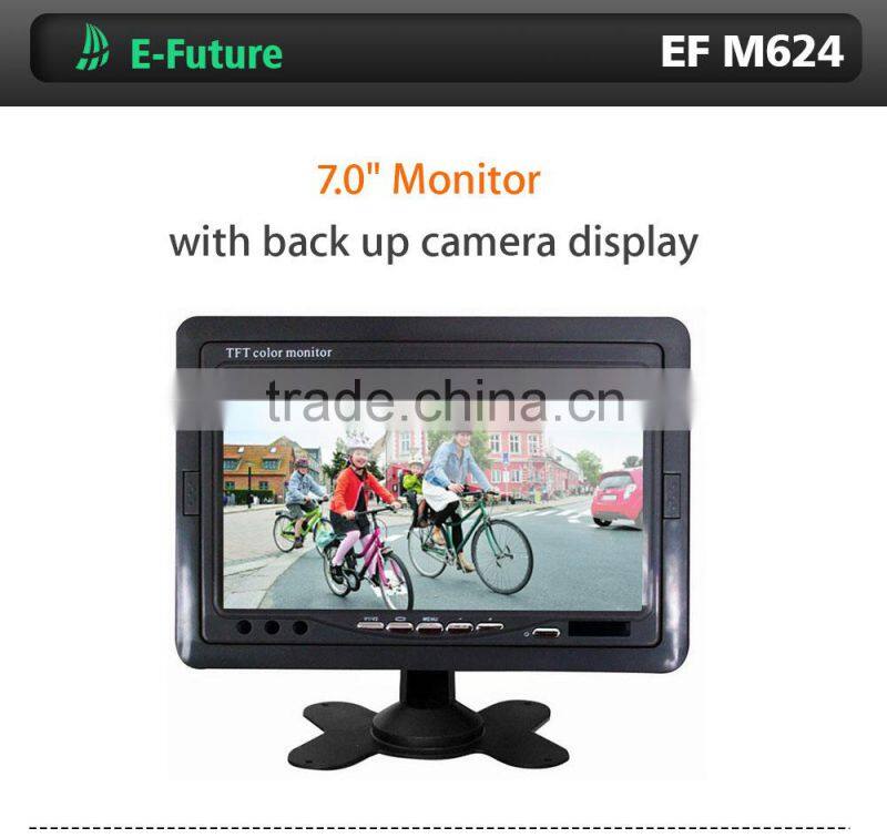 7" monitor stand reverse camera screen for bus and trucks