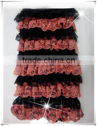 Cute Colorful Baby Strapless Lace Ruffles Petti Rompers Baby Girls Cheap Rompers Lace Ruffles Rompers With Bows Sleeping Wear