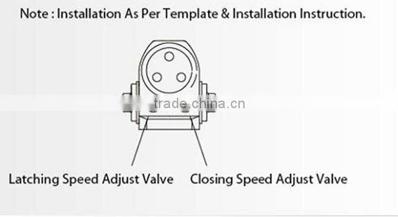 Hot seller auto spring door closer with 60-85kg door weight