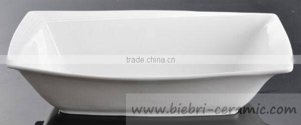 Ceramic Porcelain Fine Bone China Hotel Restaurant Party Logo Decal Artwork Customized Mash And Serve Bowl