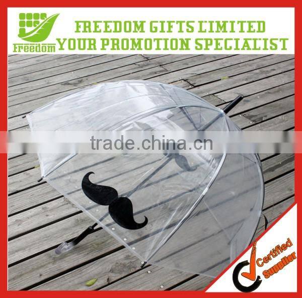 Customized Logo Straight Rod Lady Fashion Umbrella