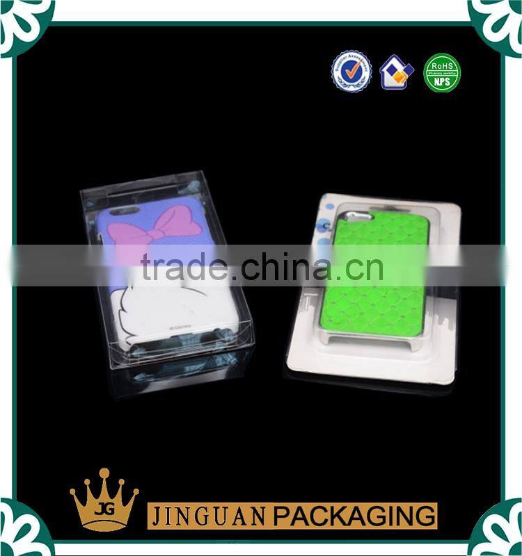 Luxury packaging custom printing high quality fashion plastic box for leather case
