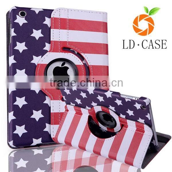 Universal Stand Leather Tablet PC Case Cover with Fashional Printing for ipad mini