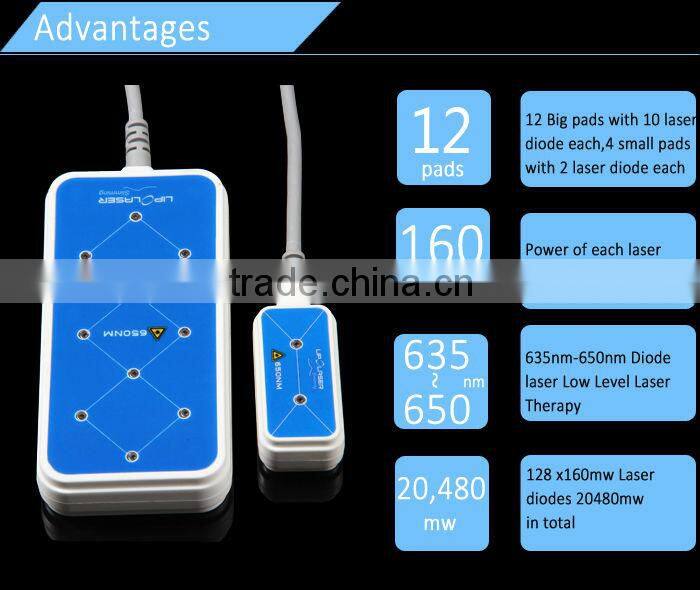 New Branding Slimming Machine 12 pads Lipolaser Machine