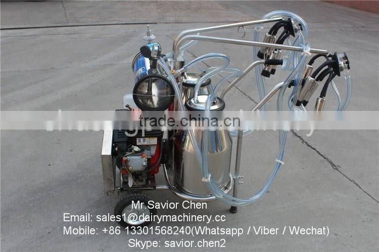 Diesel Power Two Cows Mobile Milking Machine 2800W