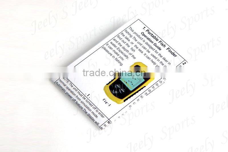 Portable Sonar LCD Fishing Finder Alarm 100M AP Waterproof