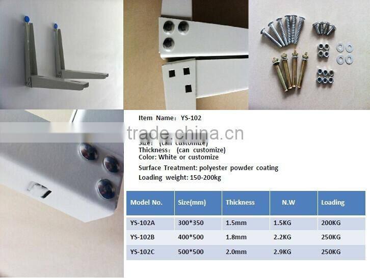 AC wall mount bracket with spare parts