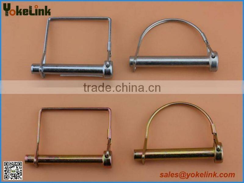 Round wire lock pin square wire snapper pin