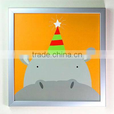 animals decoration painting with frame