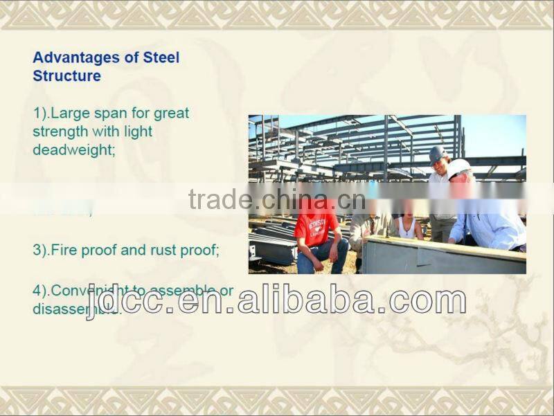 Construction design steel structure warehouse shed