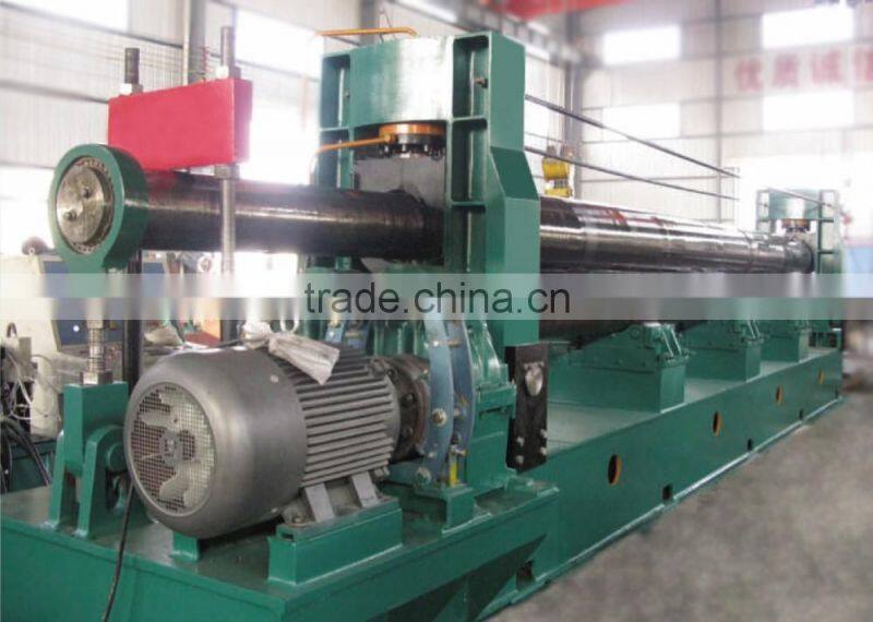 Special Use NC Hydraulic Three Roller Plate Rolling Machine for Ships Building or Trailer