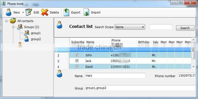 Bulk sms sending MC52i modem pool 8 ports bulk sms machine