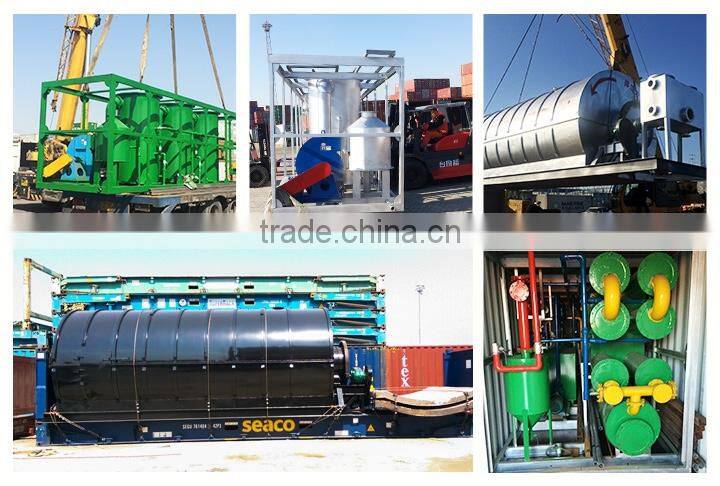 10kg-30T Waste Tyre/Plastics Recycling Machine Pyrolysis Plant To Diesel To Make Electricity