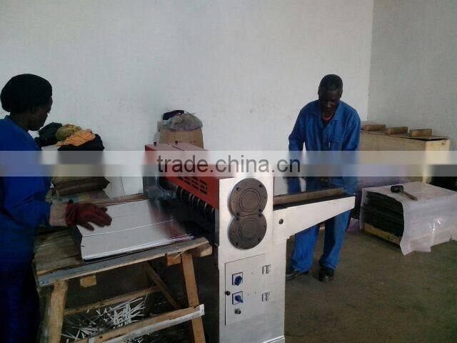 2015 year metal/tinplate sheet cutting machine