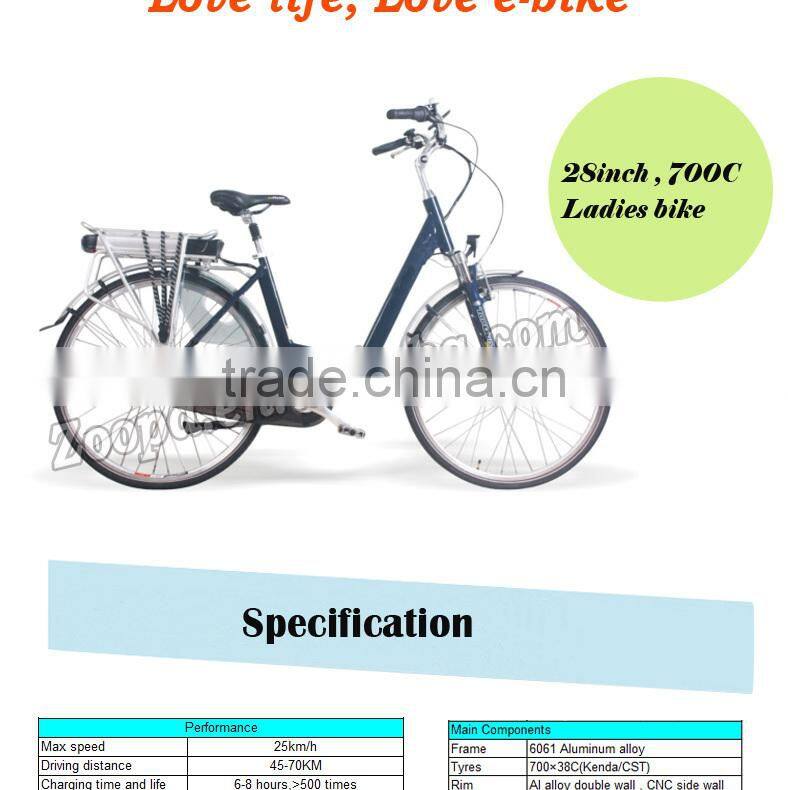 700C city e-bike EN15194 approval electric bike for sale