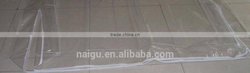 Hot sale super clear pvc Zipper bag