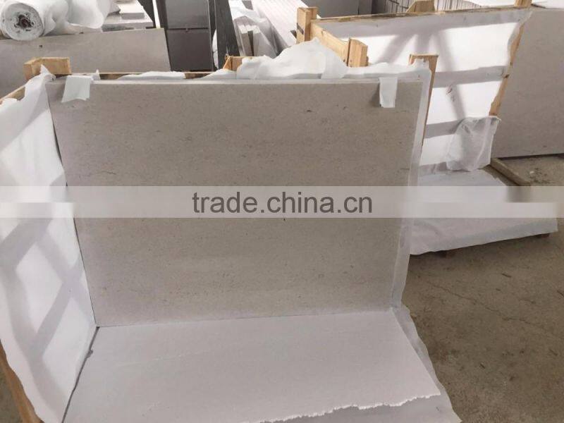Cheap natural stone light grey limestone tiles