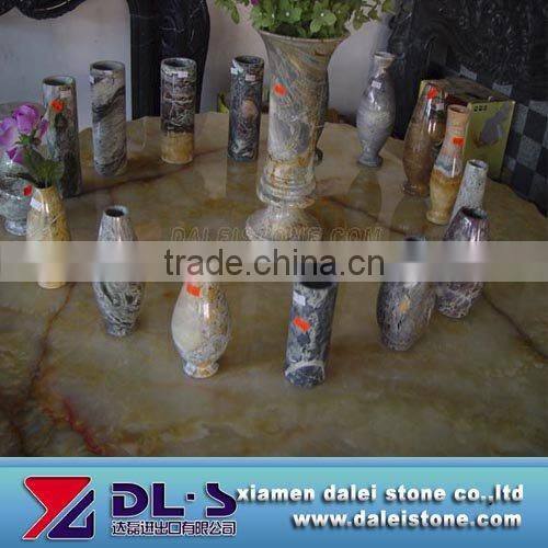 Natural stone flower vase