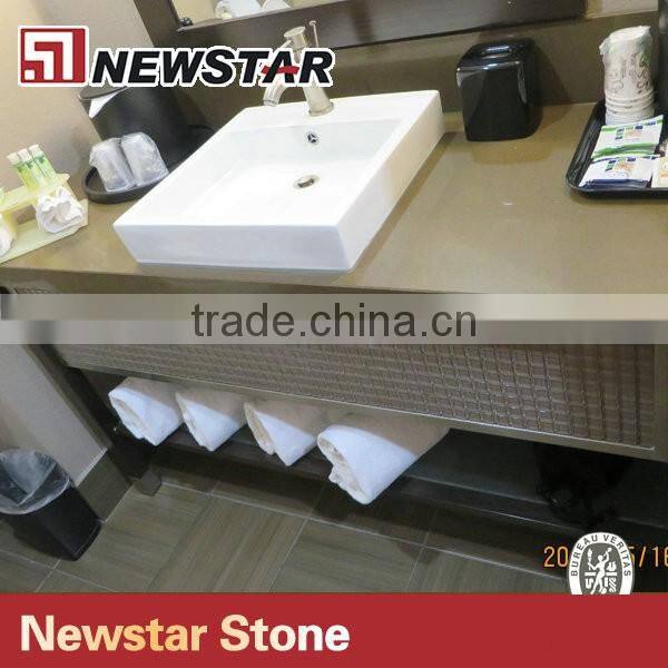 Newstar customized quartz vanity tops