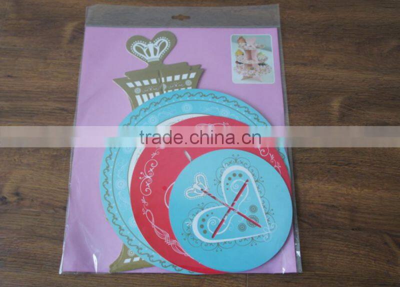 Store More 3 Tier Party Decoration Paper Cake Stand
