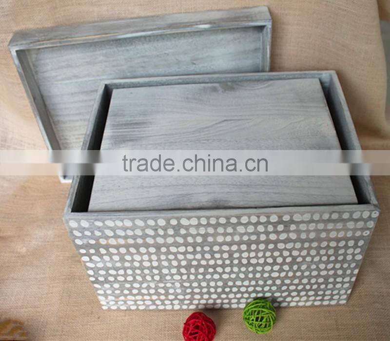 2016 Hotsale High Quality Rectangle Wooden Packing Box