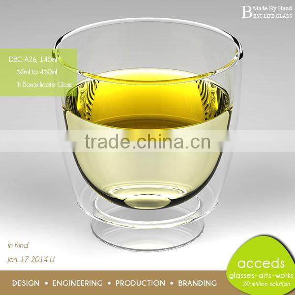 OEM/ODM Pyrex Casablanca Glass Tumbler