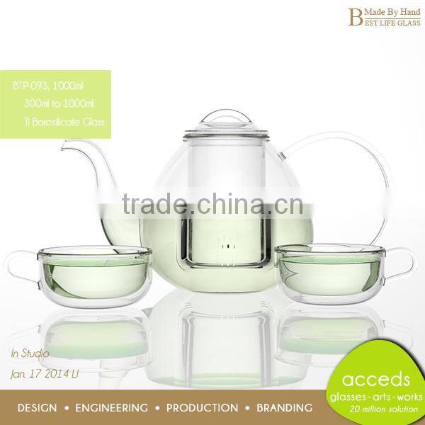 Custom Manufacture Novelty Borosilicate Tea Cup And Glass Ware