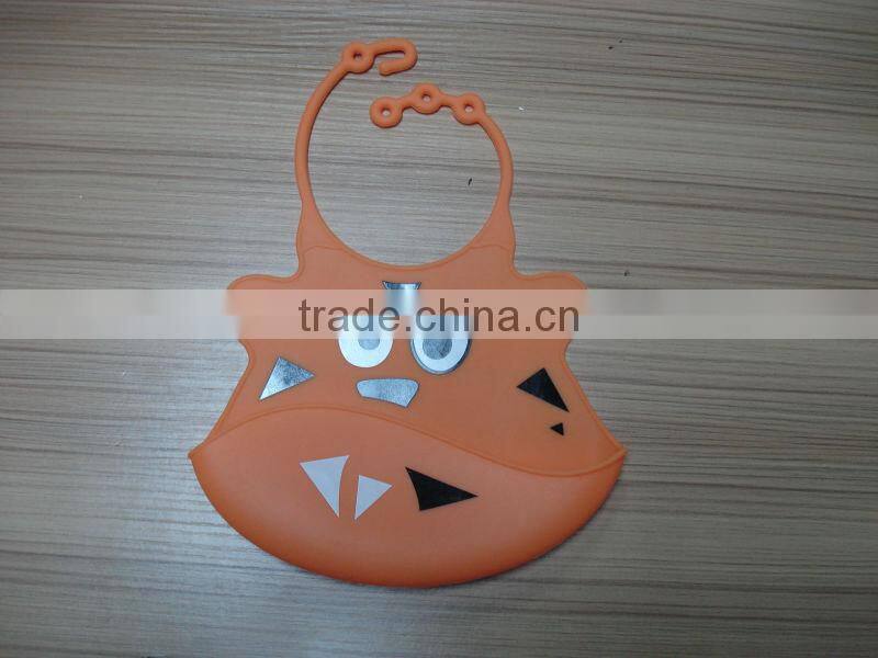 various pattern waterproof silicone baby bibs